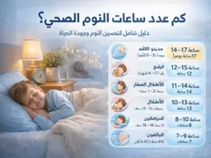 كم عدد ساعات النوم الصحي؟