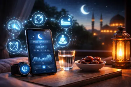 كيف يساعدك الذكاء الاصطناعي على تنظيم نومك في رمضان؟ 6 فوائد مذهلة